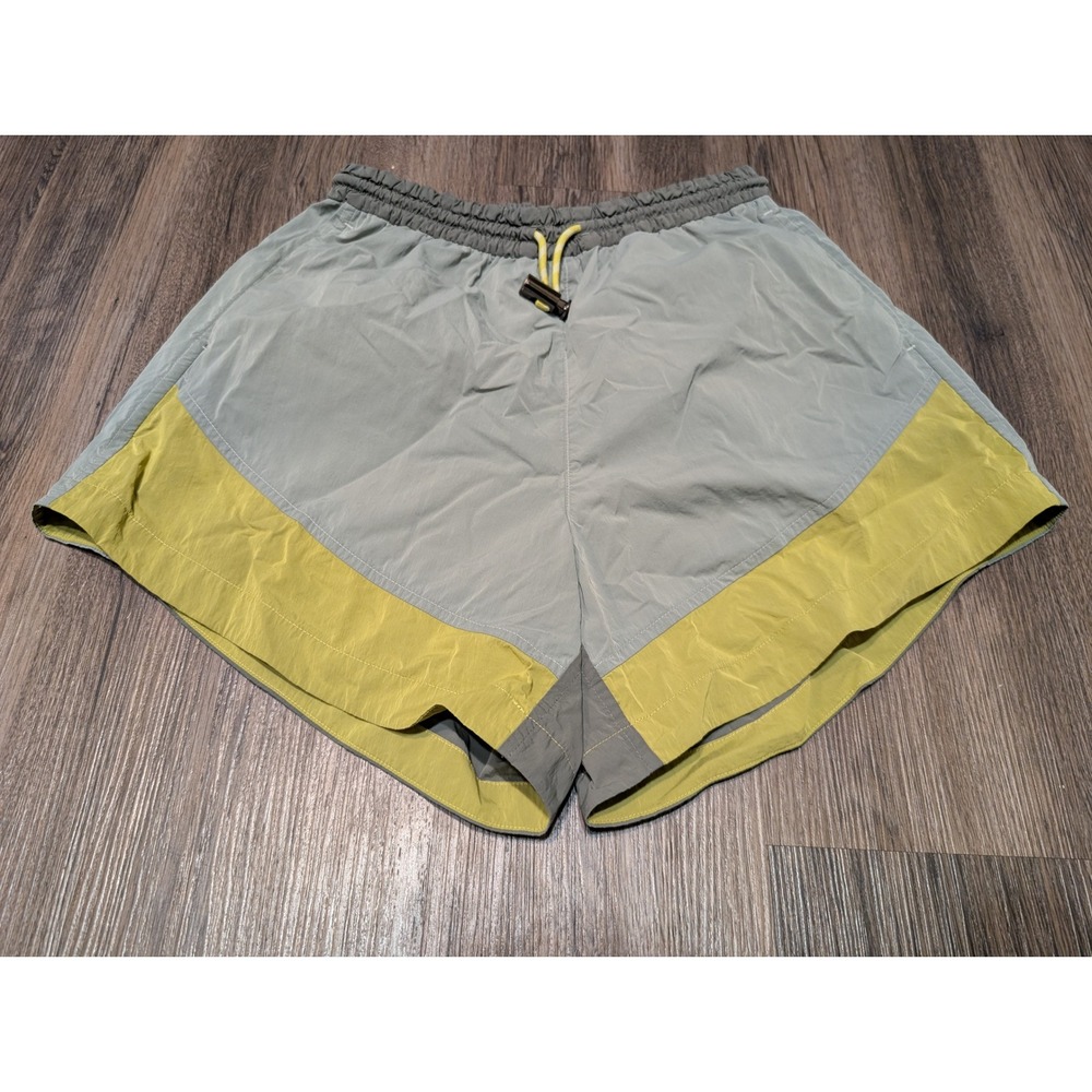 lululemon athletica Gray and Yellow Athletic Shorts